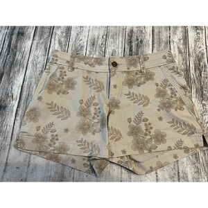 Field & Stream shorts womens‎ tan Floral Shorts Size 4